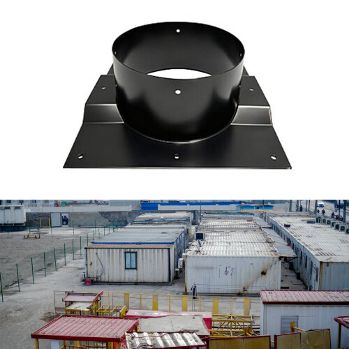 Protective Round Chimney Attachment produced For Angled Profile 2