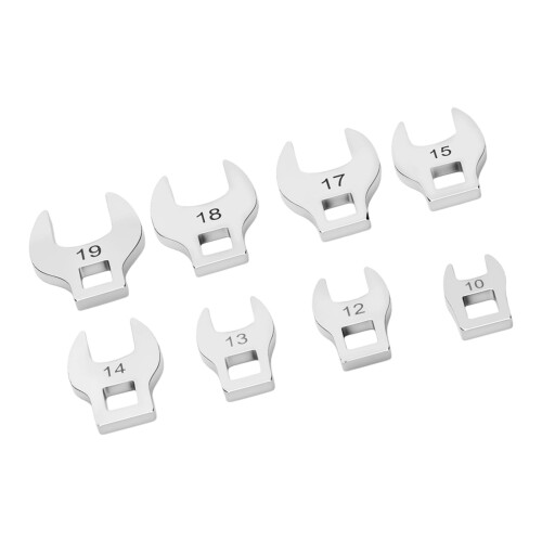 Kit de clés à cliquet en acier à haute-Ensemble de 8 pièces