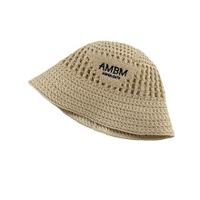 Zachte katoenen emmerhoed Opvouwbare katoenen emmerhoed-Beige