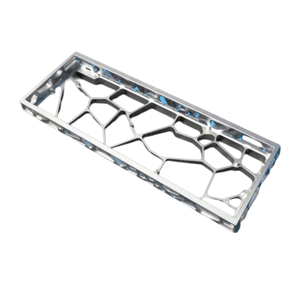 Metal Aluminum Alloy Gh60 Keyboard Frame Ventilated- Silver 7751001417993