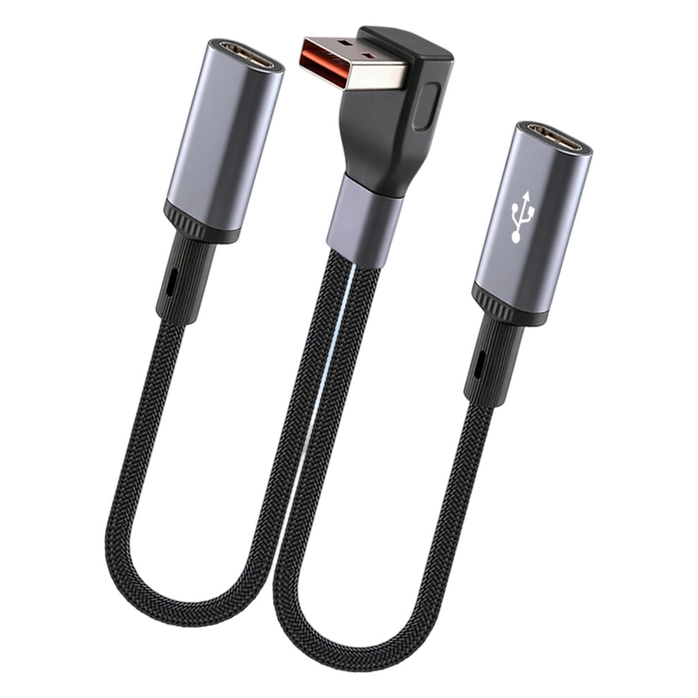 90 Degree Multifunctional Usb Data Cable-2 Type C Female Elbow 7751001415531