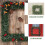 Set van 3 groene metalen vierkante kransframes 5