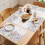 Platzsets mit Hasen- und Blumenmuster, 33 x 48 cm, 4er-Pack 5