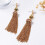 Boucles d'oreilles pendantes Vintage élégantes avec longues 5