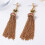 Boucles d'oreilles pendantes Vintage élégantes avec longues 6