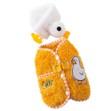 Pelzige Winterweste für Hundebekleidung, dicker Fleecemantel-L.