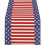 Linen Table Runner With Star Striped Pattern For American-7 1