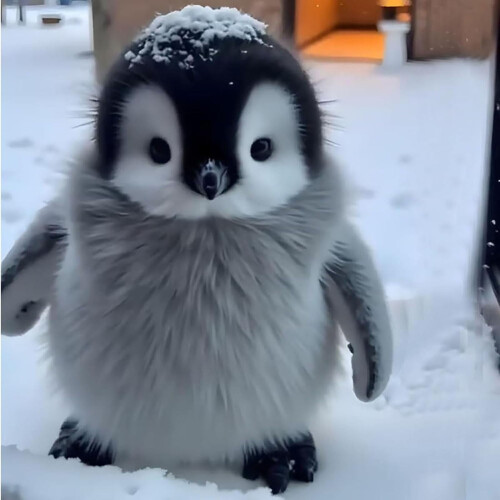 Bábóg Plush Réalaíoch 9" le Penguin Impire 2