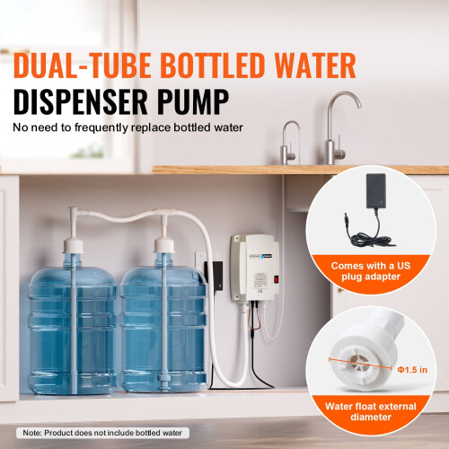 Système de pompe pour distributeur d'eau 5 gallons (lot de 2) 1