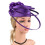 Μωβ κορδέλα κεφαλής Fascinator για γυναίκες – Tea Party & 2