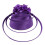 Μωβ κορδέλα κεφαλής Fascinator για γυναίκες – Tea Party & 4