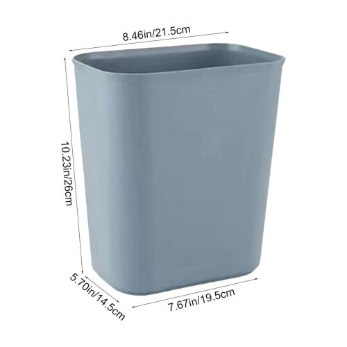 Lixeira de banheiro EIMELI de plástico preto, 8L, sem contato. 2