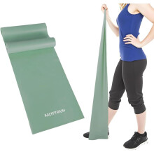 Bande elastiche ad alta resistenza in lattice naturale per esercizi di stretching, yoga, pilates, fisioterapia, allenamento di forza e pales