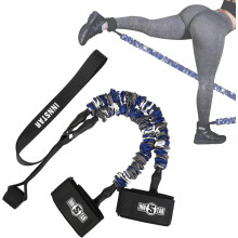 Bande di resistenza, accessori, maniglie per esercizi, barra per allenamento, palestra domestica, allenamento completo del corpo, set di att