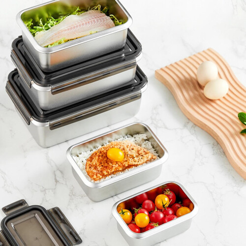 Thermoisolierte Lunchbox aus Edelstahl 2