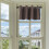 Coffee Short Blackout Valance for Kitchen Windows 2