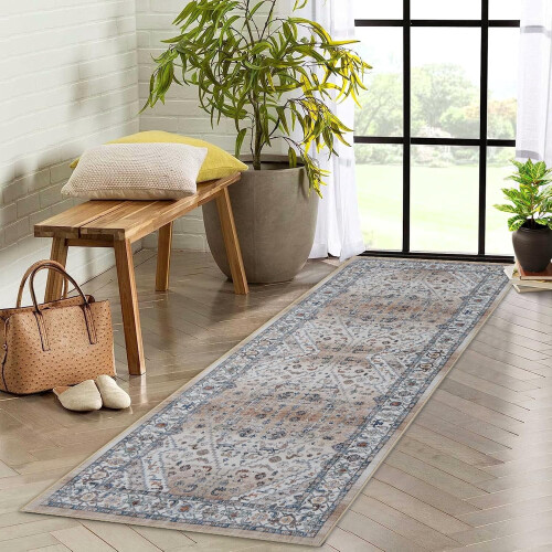 Dywan Vintage Floral Runner 2ft x 6ft 1