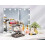 Make-up organizer met 6 lades van transparant acryl 2