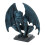 Blå harpiks gargoyle statue haveornament gotisk stil 3