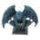 Blå harpiks gargoyle statue haveornament gotisk stil 4