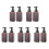 2 Pack Foaming Soap Dispenser 15Oz Plastic Pump Bottle - Brown 450Ml 1