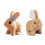 Le jouet interactif de lapin en peluche-un peu de jaune 2