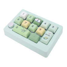 12-Tasten mechanische Tastatur Grün 600 mAh Type-C
