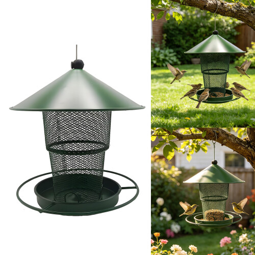 Dispositif d'alimentation pour oiseaux entièrement-B 2