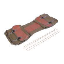 Fahrrad-Gepäckträgertasche 30-35 l sandfarbenes Canvas