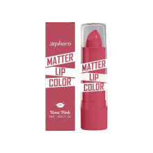 Zephoco Rose Pink Moisturizing Lipstick Lip Natural Makeup Color Daily Commuting Dating Lipstick