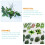 Donkergroene plastic bloemstelen, 100 stuks 2