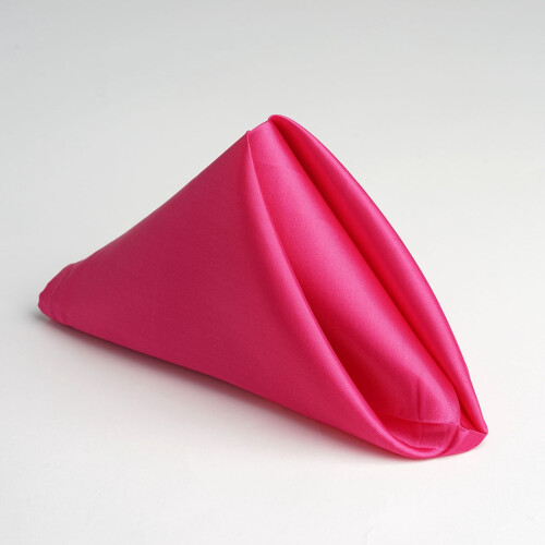 BalsaCircle satijnen dinerservetten 20 inch fuchsia 10-pack 2