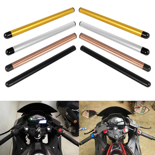 Aluminum Alloy Clip On Ons Replacement Handle Bar-Gold 2