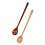 Colher de cabo longo de madeira 33 cm 3