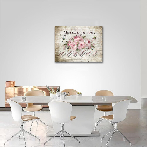 Quadro de parede em tela com rosas cor-de-rosa, 30x40 cm (12x16 polegadas) 2