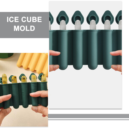 Silikon-Eiswürfelform mit Deckel – 2er-Pack 1