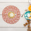 Ionze paper rope placemats round 6-pack red 2