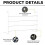1 Pack 4 Bar Radiator Airer | White Over Heater Dryer 2
