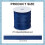 Preussisk blå satinsnedband 25m x 25mm 2