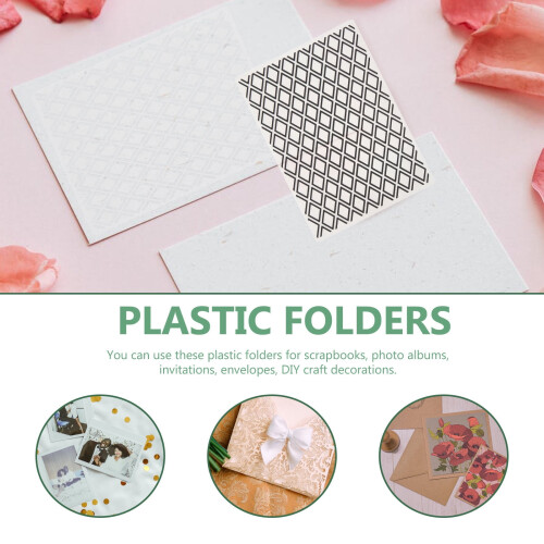 Embossing Folders for Card Making 0.3x10.5x14.8 cm 2 pcs 1