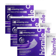 (3Packs=42Pcs) V34 Purple Teeth Whitening Strips