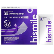 (1Pack=14Pcs) V34 Purple Teeth Whitening Strips