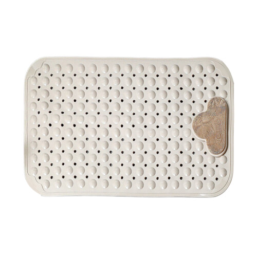 Antislip badmat met voetscrubber 70x40cm 1