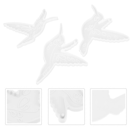 Silikon-Kolibri-Formenset – 3-teilig 2