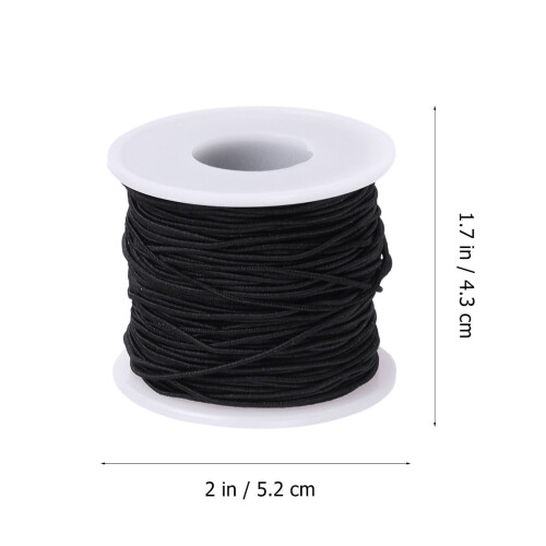 Corda Coirníní Leaisteach Dubh Rolla 50m 1