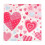 Serviettes jetables et serviettes pour le visage pour la Saint-Valentin 2