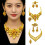 Ensemble de bijoux de mariage scintillants, collier-Section 2 4