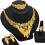 Ensemble de bijoux de mariage scintillants, collier-Section 2 6