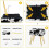 Fuzzy Rectangle Ottoman Stool with Storage 4