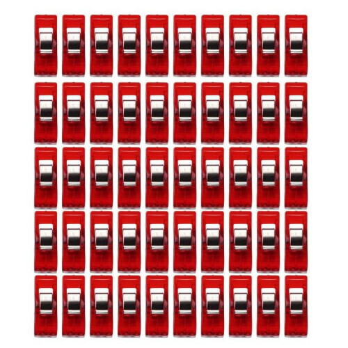 Plastic Quilt Binding Clips Clear 4 Packs 50PCS 1